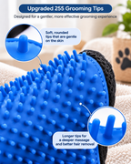 PawEase 5-Finger Grooming Gloves