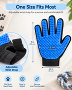 PawEase 5-Finger Grooming Gloves