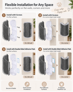 PurrEase Wall-Mounted Self-Grooming Cat Brush