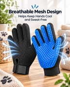 PawEase 5-Finger Grooming Gloves
