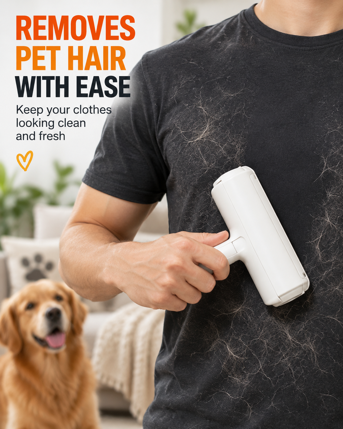 FurAway Easy-Clean Pet Hair Roller