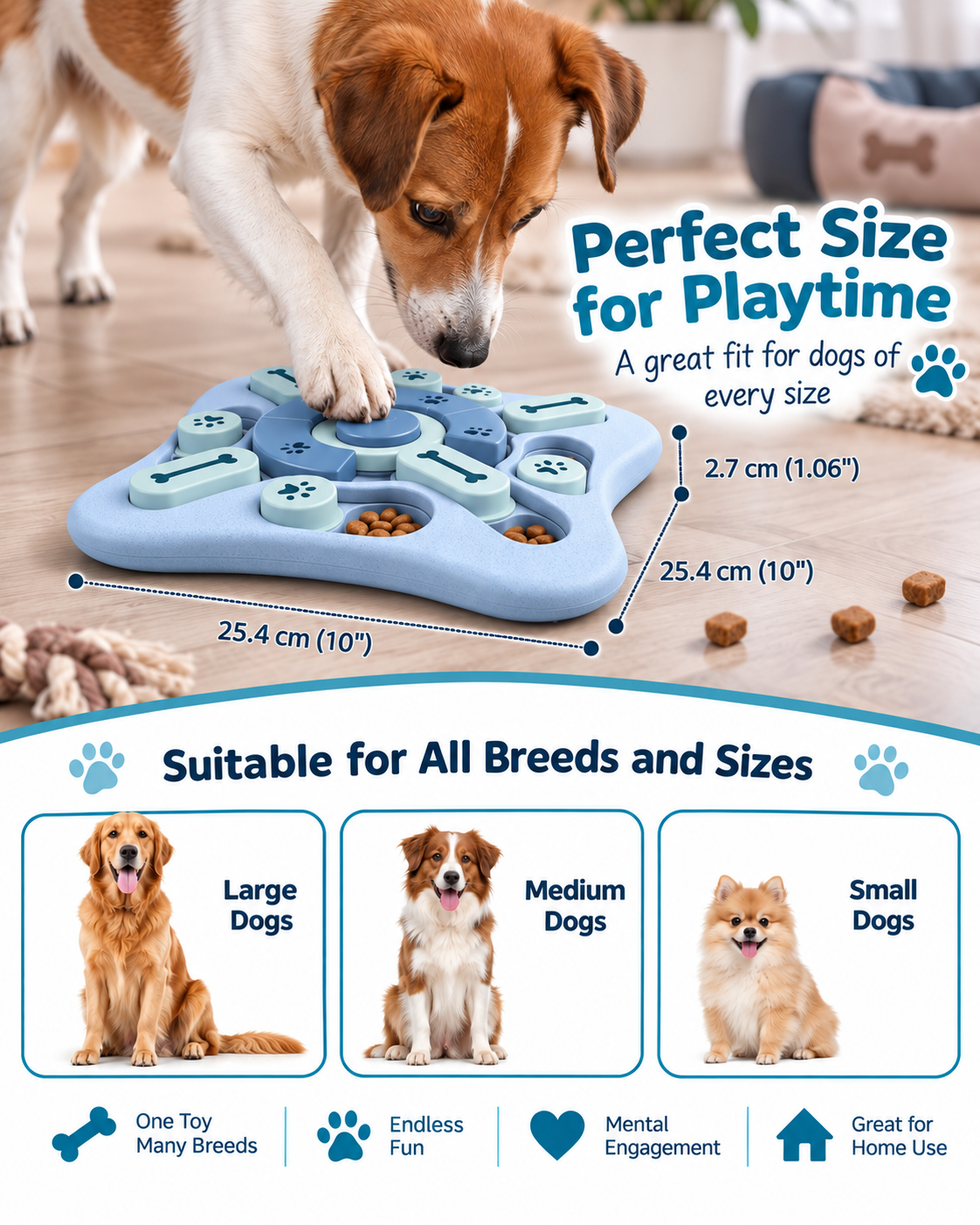 PawQuest Interactive Level 2 Slow Feeder Puzzle