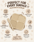 CalmPaws Suction Lick Mat for Dogs & Cats