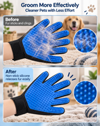 PawEase 5-Finger Grooming Gloves