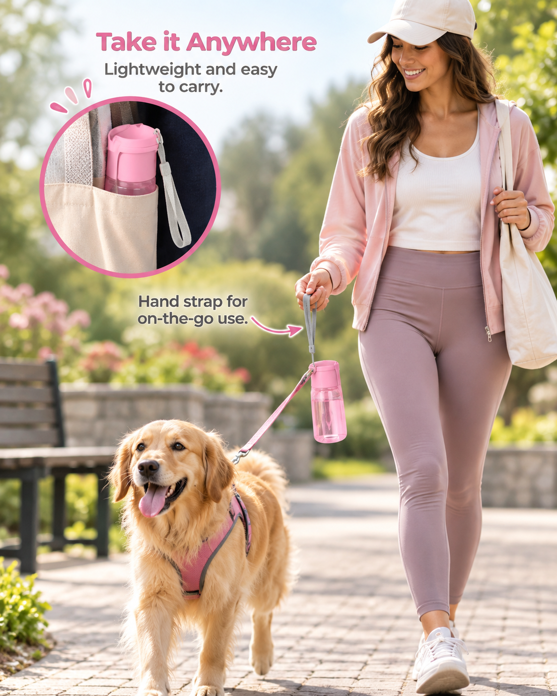 TrailSip Foldable Pet Water Bottle