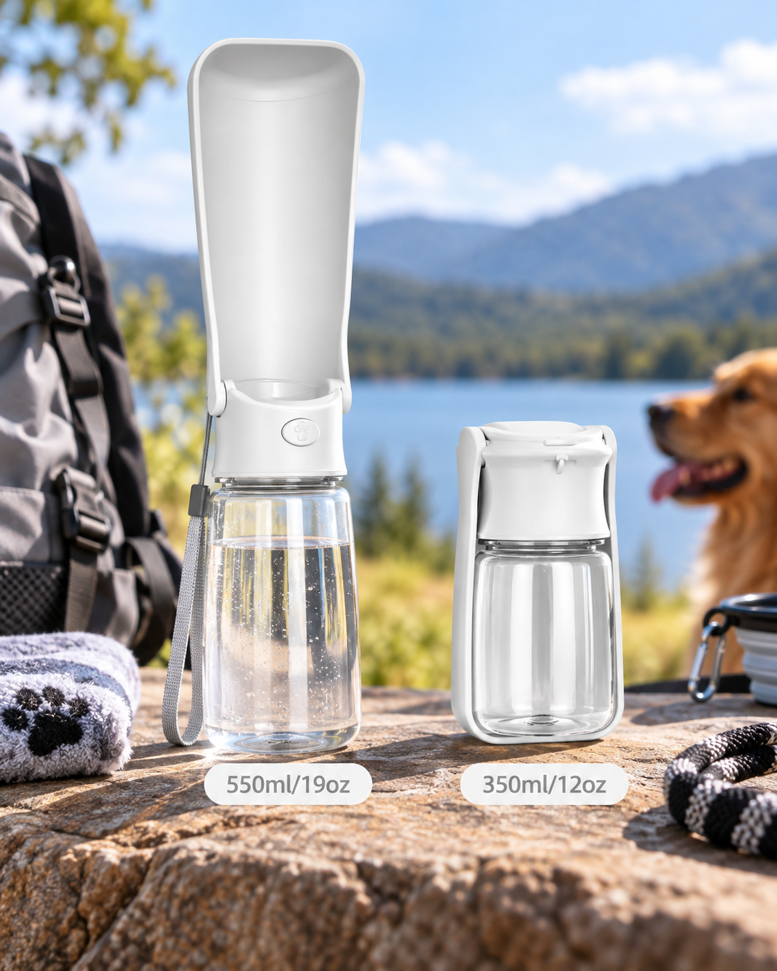 TrailSip Foldable Pet Water Bottle